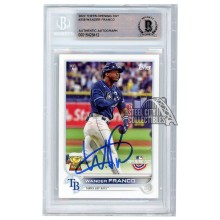 Wander Franco 2022 Topps Opening Day Autograph Rookie Card #208 BAS