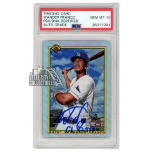 Wander Franco 2019 Bowman Chrome 1990 "El Patron" Autograph Card #90B-WF PSA/DNA 10