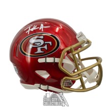Frank Gore Autographed San Francisco Flash Mini Football Helmet - BAS