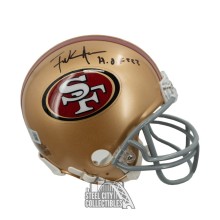 Frank Gore Autographed San Francisco HOF ??? Football Mini Helmet - BAS