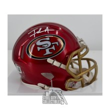 Frank Gore Autographed San Francisco Flash Mini Football Helmet - BAS (Bubbled Auto)