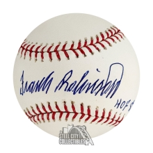 Frank Robinson Autographed OML Baseball W/ HOF 82 Inscription- JSA AS18003