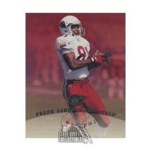 Frank Sanders Autographed Arizona Cardinals 1997 Leaf 8x10 Football Card