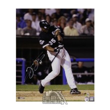 Frank Thomas Autographed Chicago Swinging 16x20 Baseball Photograph - BAS