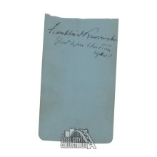 Franklin D Roosevelt Autographed Album Page - JSA LOA