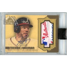 Freddie Freeman 2019 Topps Dynasty Majestic Tag Patch Autograph Card #DAP-FF6 1/1