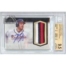 Freddie Freeman 2018 Topps Dynasty Patch Autograph Card #AP-FF7 4/10 BGS 9.5