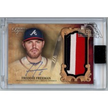 Freddie Freeman 2021 Topps Dynasty Dynastic Deed Patch Autograph Card 06/10