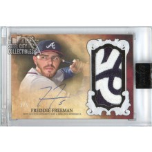 Freddie Freeman 2021 Topps Dynasty Dynastic Deed Patch Autograph Card #DAP-FF4 3/5