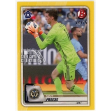Matt Freese 2020 Bowman MLS Yellow Rookie Card #47 /75