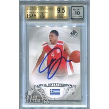 Giannis Antetokounmpo 2013-14 SP Authentic Rookie Auto Card #36 BGS 9.5 BAS 10