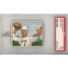 Bob Gage 1950 Bowman Football Rookie Card #54 PSA 7 NM