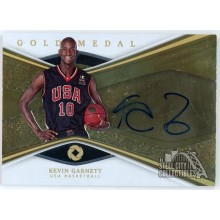 Kevin Garnett 2019-20 Panini Opulence Gold Medal Auto Card #GMA-KG 06/10 (Smear)