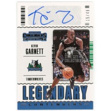 Kevin Garnett 2020-21 Panini Contenders Legendary Contenders Autograph Card #LC-KGA 15/49