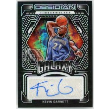 Kevin Garnett 2021-22 Panini Obsidian Galaxy Autograph Card #GA-KGA 49/75