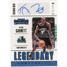 Kevin Garnett 2020-21 Panini Contenders Legendary Contenders Autograph Card #LC-KGA 2/49