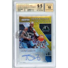 Kevin Garnett 2019-20 Panini Prizm Sensational Signatures Gold Shimmer Autograph Card #SS-KGN 2/10 BGS 9.5
