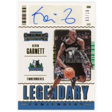 Kevin Garnett 2020-21 Panini Contenders Legendary Contenders Gold Autograph Card #LC-KGA 3/10