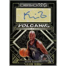 Kevin Garnett 2021-22 Panini Obsidian Volcanic Gold Auto Card #VS-KGA 07/10