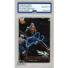 Kevin Garnett 1995-96 UD Electric Court Autograph Rookie #273 PSA/DNA 10 (Blue)