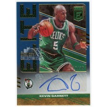 Kevin Garnett 2021-22 Panini Donruss Elite Blue Autograph Card #ES-KGN 17/35