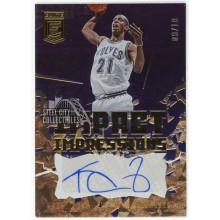 Kevin Garnett 2021-22 Panini Donruss Elite Impact Impressions Gold Autograph Card #II-KGA 9/10