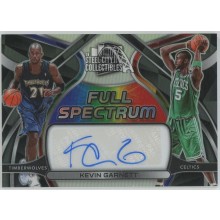 Kevin Garnett 2021-22 Panini Spectra Full Spectrum Autograph Card #FSS-KVG 40/49