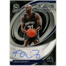 Kevin Garnett 2021-22 Panini Spectra Icons Prizm Autograph Card #IA-KVG 07/49