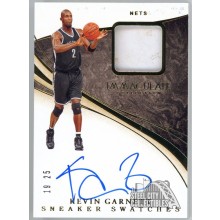 Kevin Garnett 2019-20 Panini Immaculate Sneaker Swatches Autograph Card 19/25