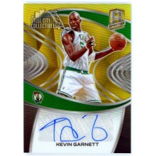 Kevin Garnett 2020-21 Panini Spectra Gold Prizm Autograph Card # SIG-KGA 03/10