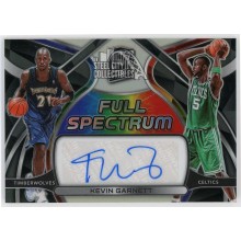 Kevin Garnett 2021-22 Panini Spectra Full Spectrum Silver Prizm Auto 13/49