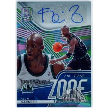 Kevin Garnett 2020-21 Panini Spectra In The Zone Marble Prizm Autograph Card 5/5