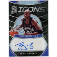 Kevin Garnett 2019-20 Panini Spectra Icons Autograph Card #IA-KGN 8/49