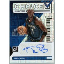 Kevin Garnett 2020-21 Panini Donruss Choice Autograph Card #CS-KGN 6/49