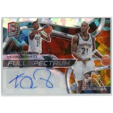 Kevin Garnett 2020-21 Panini Spectra Full Spectrum Astral Prizm Auto 02/35