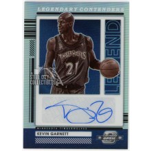Kevin Garnett 2021-22 Panini Contenders Optic Legendary Autograph Card #LCA-KGA 25/75