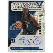 Kevin Garnett 2020-21 Panini Donruss Choice Autograph Card #CS-KGN 12/49
