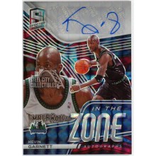Kevin Garnett 2020-21 Panini Spectra In The Zone Autograph Card #ITZ-KGA 18/25