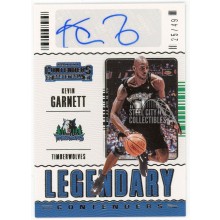 Kevin Garnett 2020-21 Panini Contenders Legendary Contenders Autograph Card #LC-KGA 25/49
