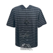 Gary Player Autographed Black & Purple Striped Golf Polo Shirt - UDA