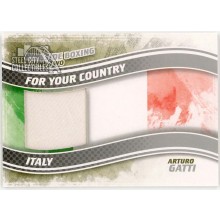 Arturo Gatti 2011 ITG Ringside Boxing For Your Country Silver Trunks Card #FYC-16 (White)