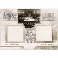 Arturo Gatti Micky Ward 2011 ITG Ringside Boxing Double Memorabilia Silver Trunks Card #DM-17 (White)