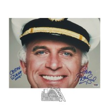 Gavin MacLeod Captain Stubing Autographed The Love Boat 11x14 Photo - PSA/DNA