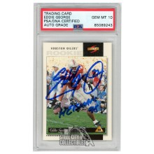 Eddie George 1996 Score Autograph "Heisman 95" Rookie Card #231 PSA/DNA 10
