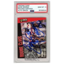 Eddie George 1996 Upper Deck Collector's Choice Autograph RC Card #12 "Heisman 1995" PSA/DNA 10