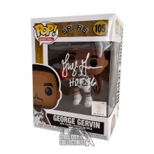 George Gervin HOF 96 Autographed San Antonio Spurs Funko Pop - BAS