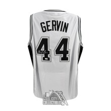 George Gervin Autographed Iceman Custom White Basketball Jersey - JSA (New Sticker)