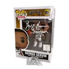 George Gervin Iceman Autographed San Antonio Spurs Funko Pop - BAS