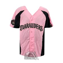 Gerrit Cole Game Used 2012 Bradenton Marauders Game Used Cut Up Pink Baseball Jersey - Onyx *Read*