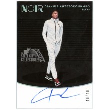 Giannis Antetokounmpo 2018-19 Panini Noir Showtime Signatures Autograph Card #SWS-GA 40/49